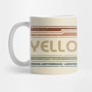 Yellowcard Retro Lines Mug